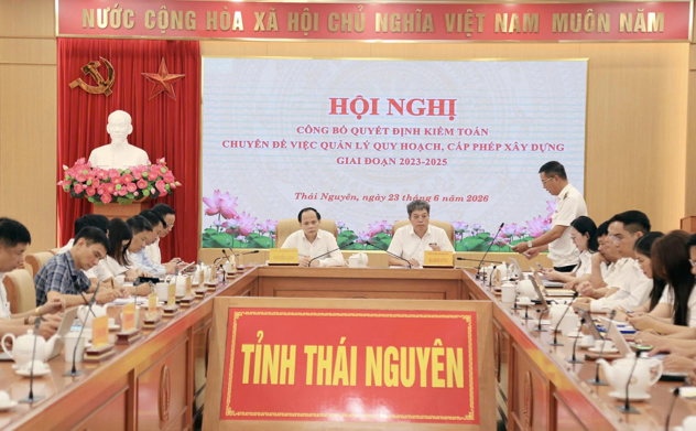 Kiểm toán chuyên đề quản lý quy hoạch, cấp phép xây dựng giai đoạn 2023-2025 tại Bắc Ninh và Thái Nguyên